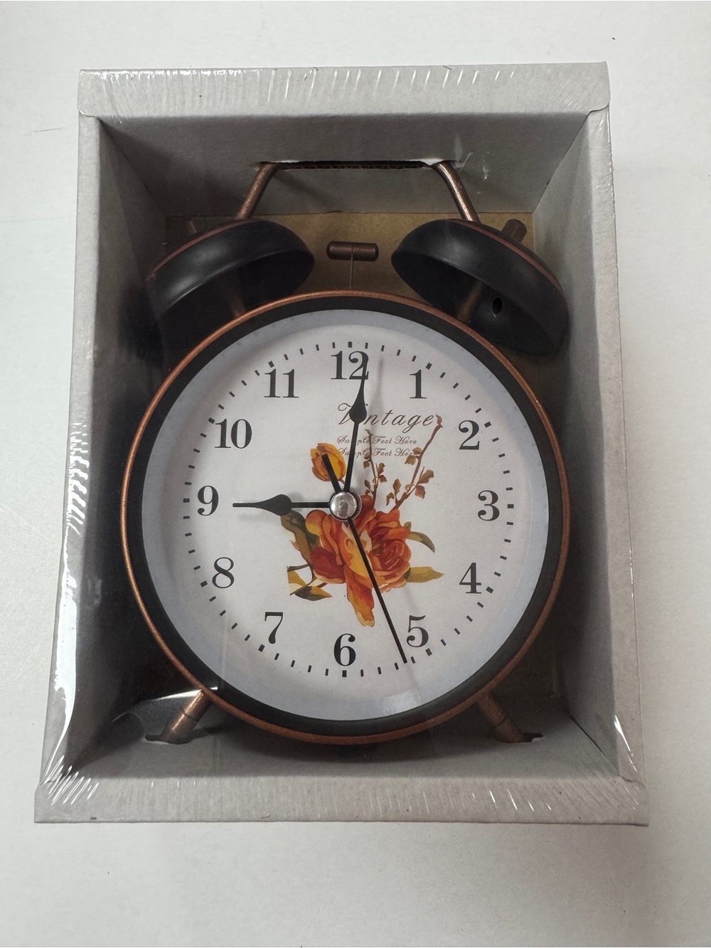 Alarm Clock Vintage Retro Twin Bell Loud Alarm Desk Decor